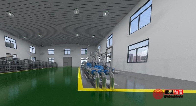 合肥廠房裝修設計：電子廠車間地面為什么大多都是綠色？